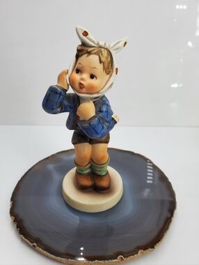 Vintage 1951 Goebel Hummel Boy With Toothache  6" Tall  #217 (NAV1)